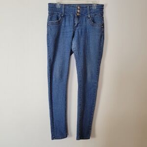 Vintage Karii Jeans by Colombia womens 11 Skinny slim Leg Y2K boho edge 00s blue